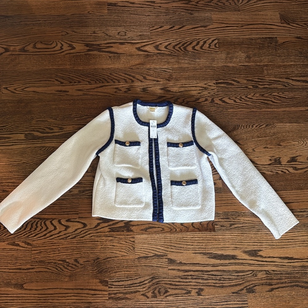 NEW Anthropologie button Blazer by Maeve Large - Picture 5 of 10